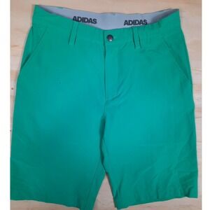 Adidas Golf Shorts Mens 30 Green Ultimate360 Performance Stretch Flat Front
